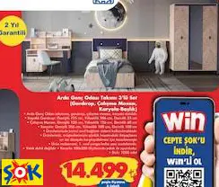 MODALİFE GENÇ ODASI TAKIMI 3'LÜ SET